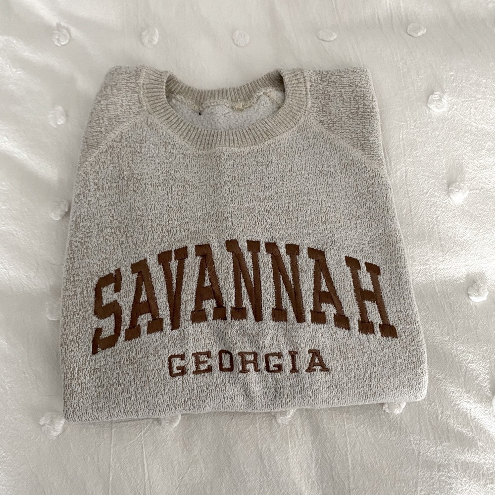Crew neck comfort sweatshirt